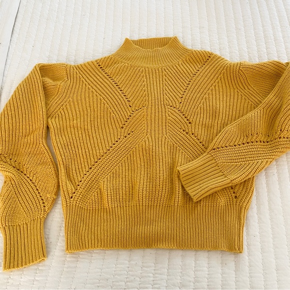 Yellow Turtleneck Sweater - Picture 2 of 4